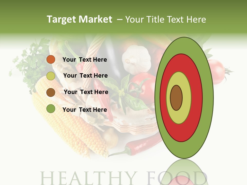 Healthy Eating Nature Corn PowerPoint Template