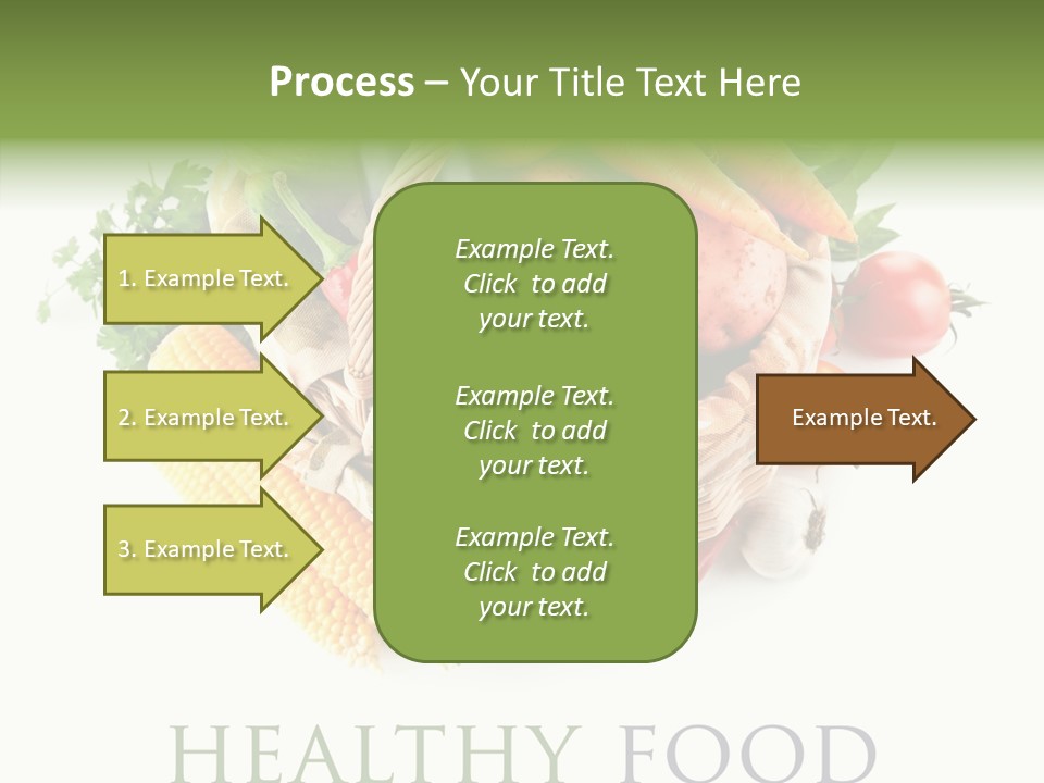 Healthy Eating Nature Corn PowerPoint Template
