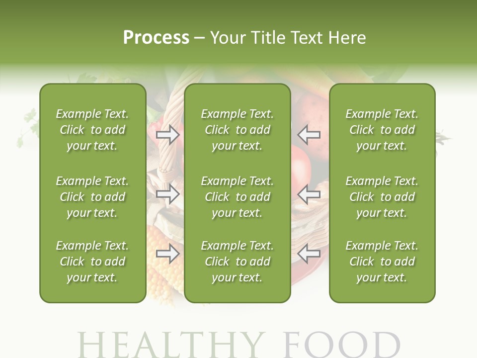 Healthy Eating Nature Corn PowerPoint Template