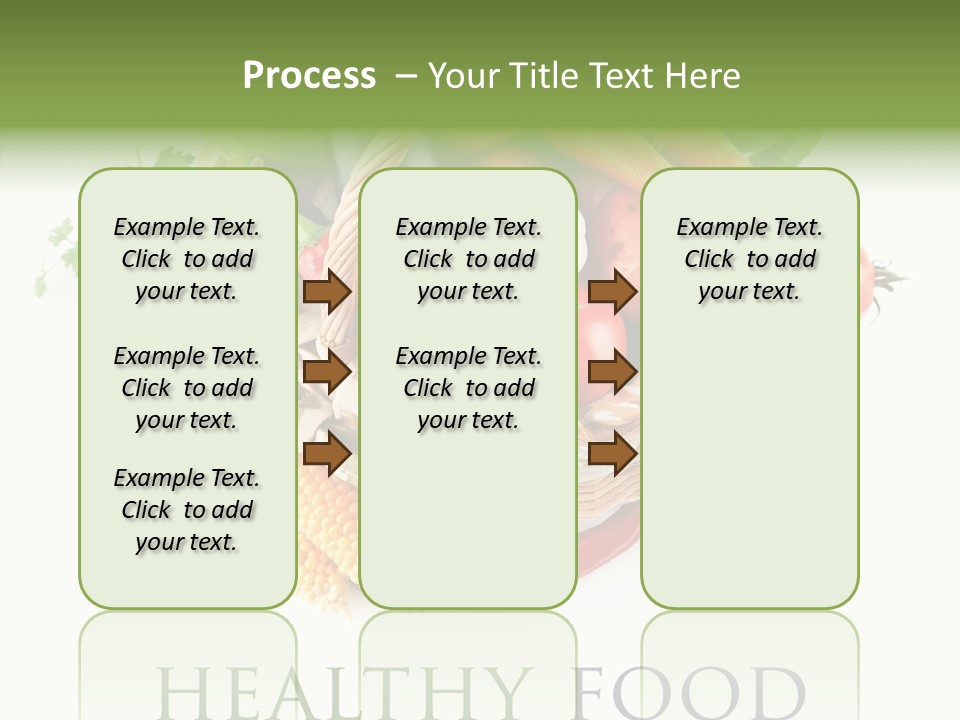 Healthy Eating Nature Corn PowerPoint Template