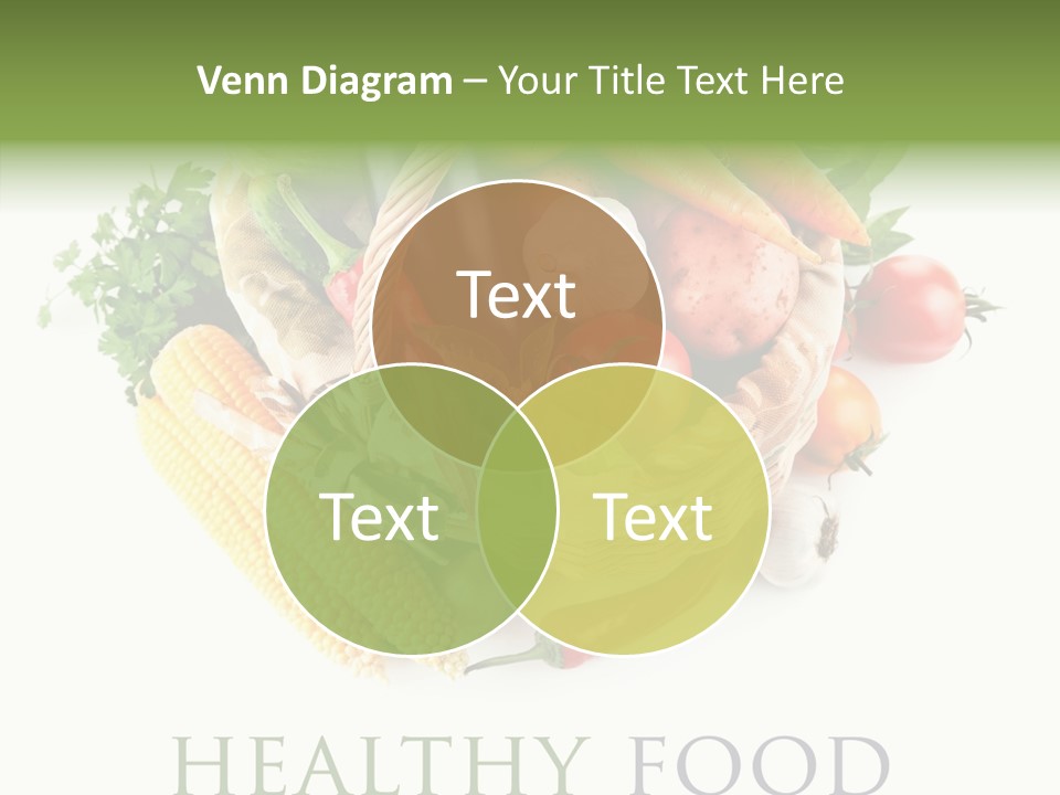 Healthy Eating Nature Corn PowerPoint Template