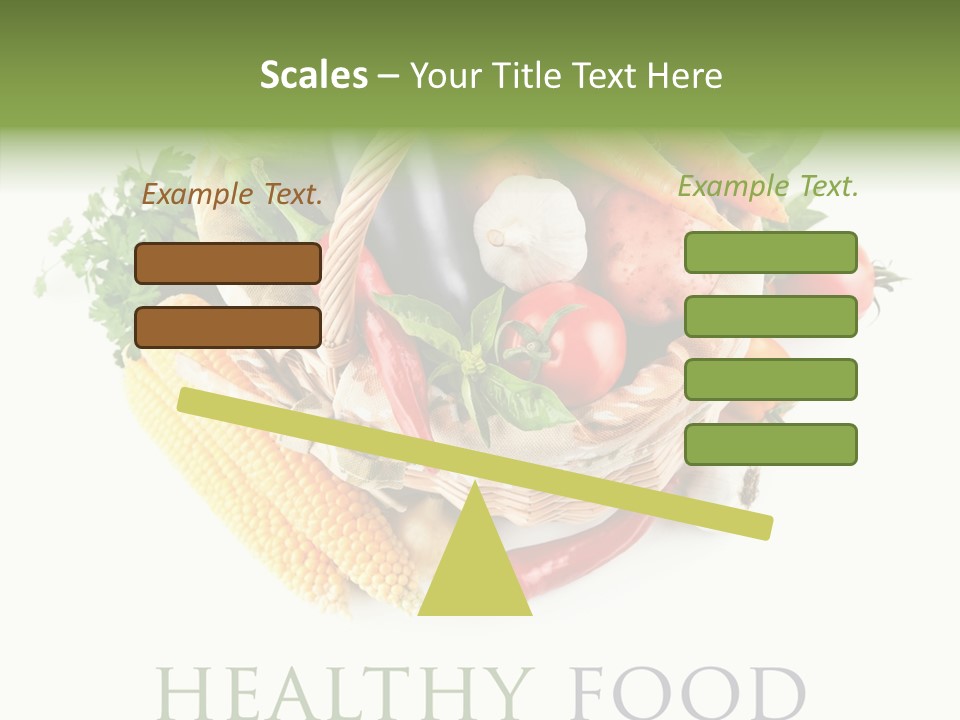 Healthy Eating Nature Corn PowerPoint Template