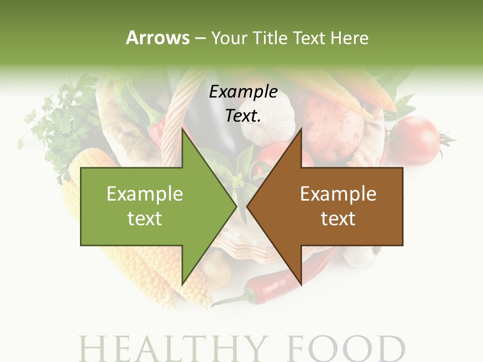 Healthy Eating Nature Corn PowerPoint Template