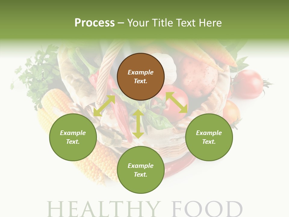 Healthy Eating Nature Corn PowerPoint Template