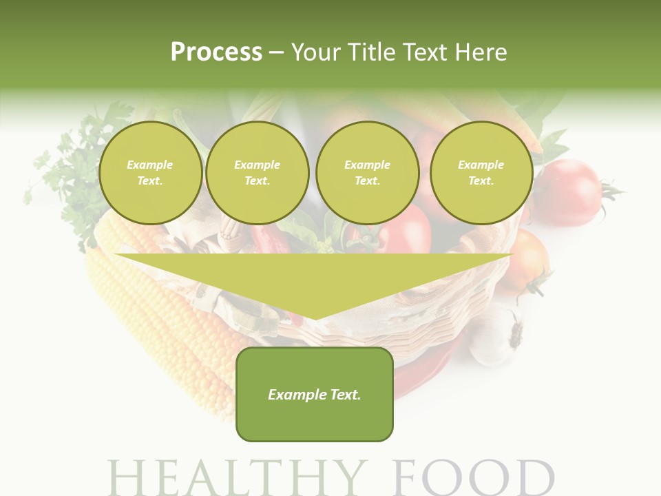 Healthy Eating Nature Corn PowerPoint Template