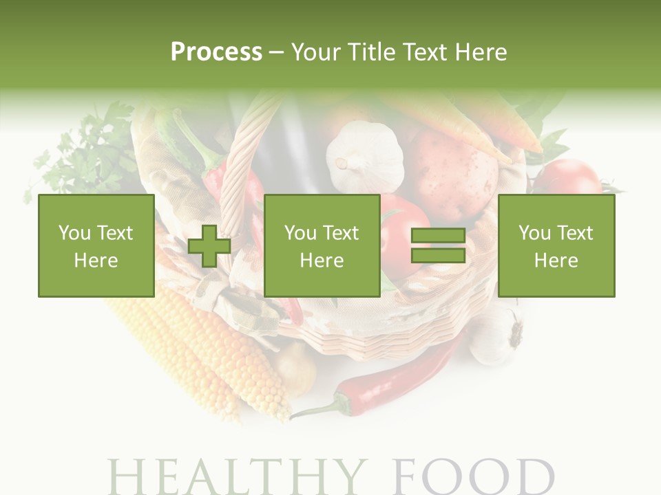 Healthy Eating Nature Corn PowerPoint Template