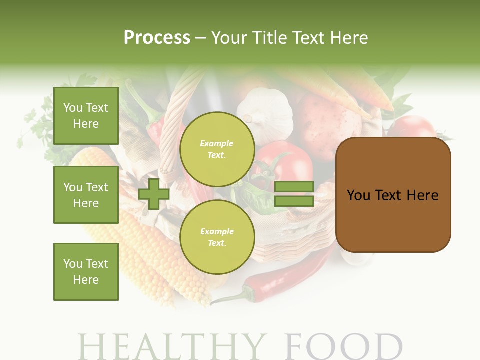 Healthy Eating Nature Corn PowerPoint Template