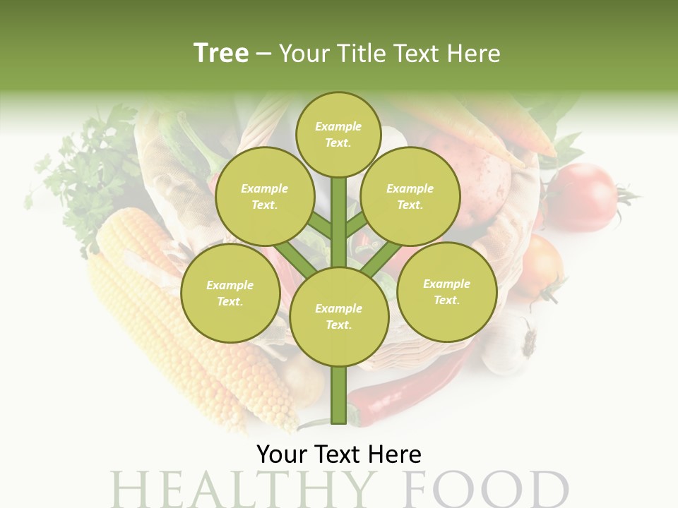 Healthy Eating Nature Corn PowerPoint Template