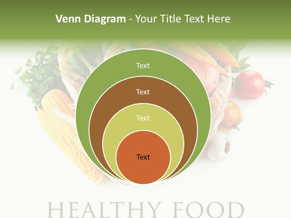 Healthy Eating Nature Corn PowerPoint Template
