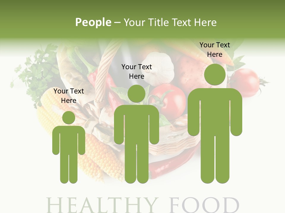 Healthy Eating Nature Corn PowerPoint Template