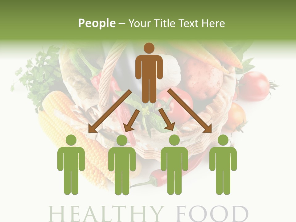 Healthy Eating Nature Corn PowerPoint Template
