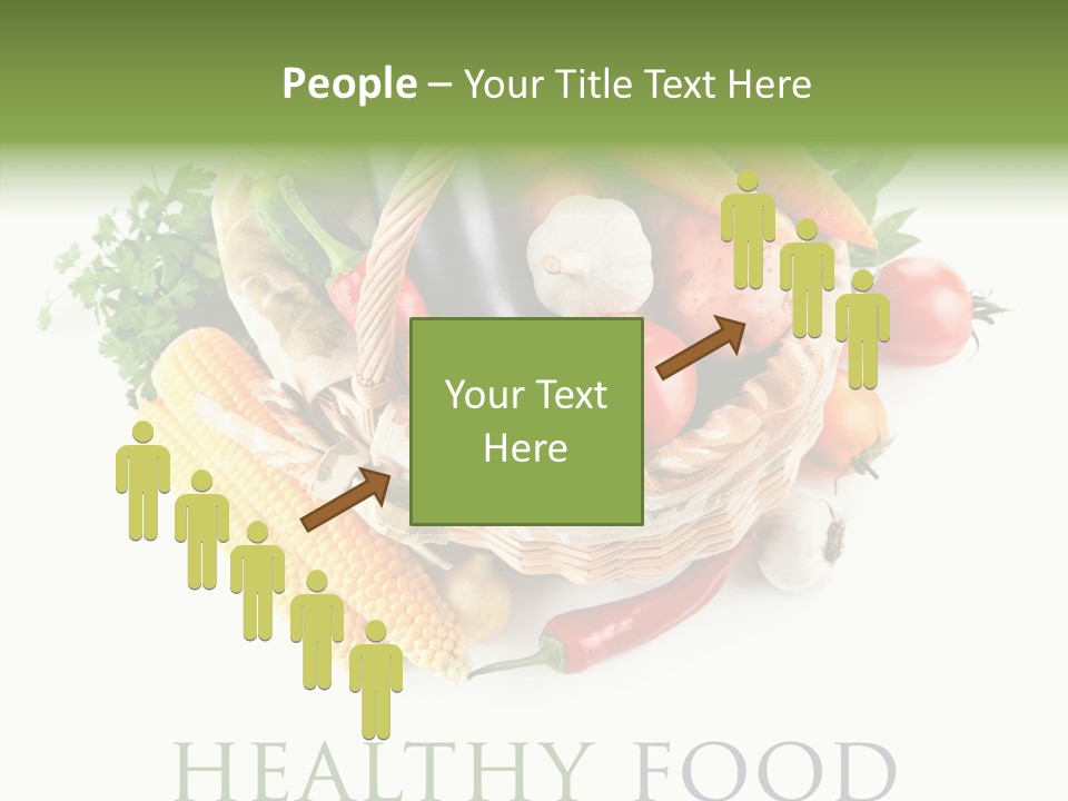 Healthy Eating Nature Corn PowerPoint Template