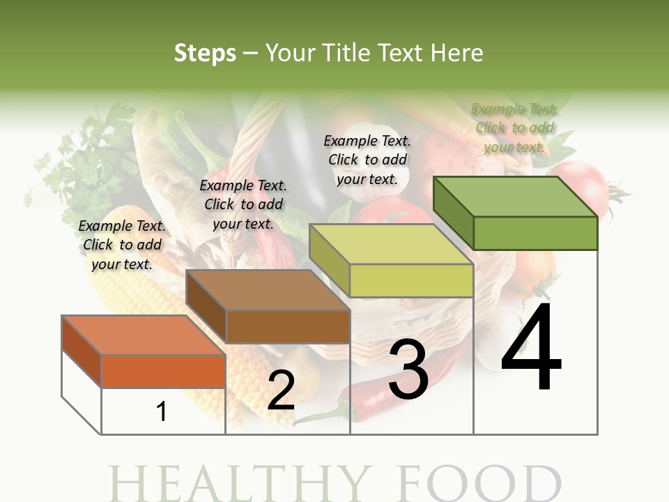 Healthy Eating Nature Corn PowerPoint Template