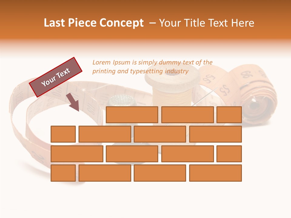 Shears Tool Loop PowerPoint Template