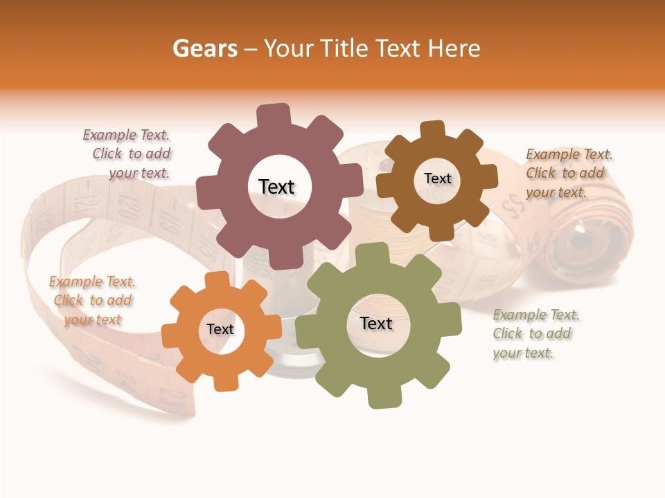 Shears Tool Loop PowerPoint Template