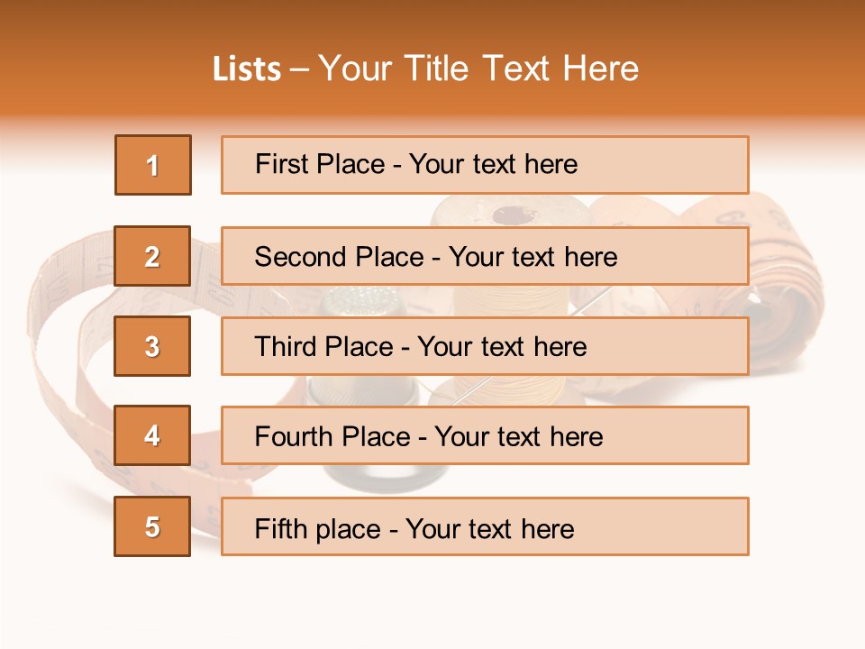 Shears Tool Loop PowerPoint Template