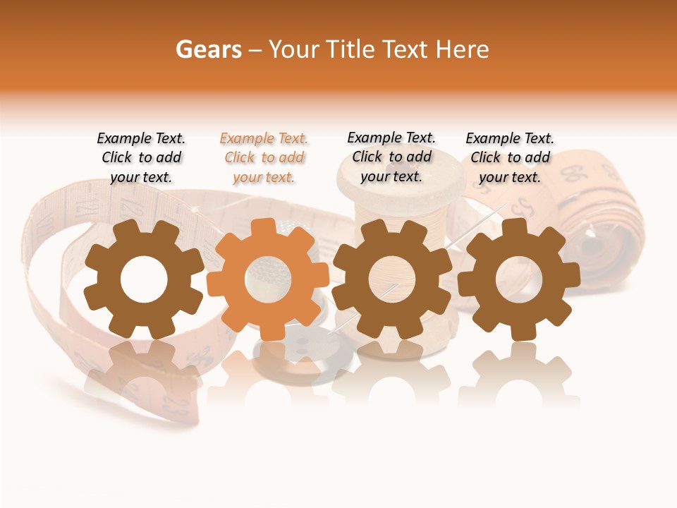 Shears Tool Loop PowerPoint Template