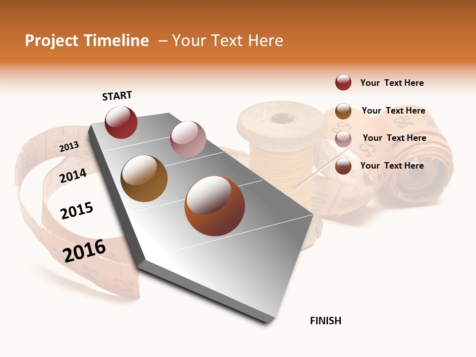 Shears Tool Loop PowerPoint Template