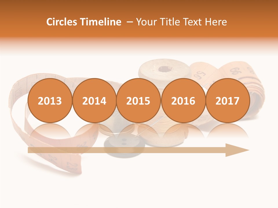 Shears Tool Loop PowerPoint Template