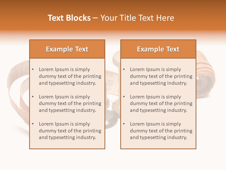 Shears Tool Loop PowerPoint Template