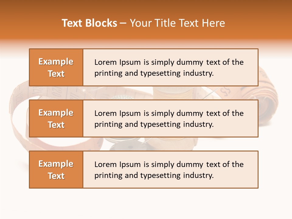 Shears Tool Loop PowerPoint Template