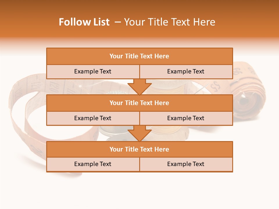 Shears Tool Loop PowerPoint Template