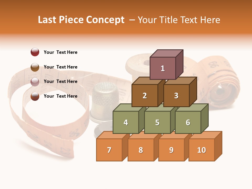 Shears Tool Loop PowerPoint Template