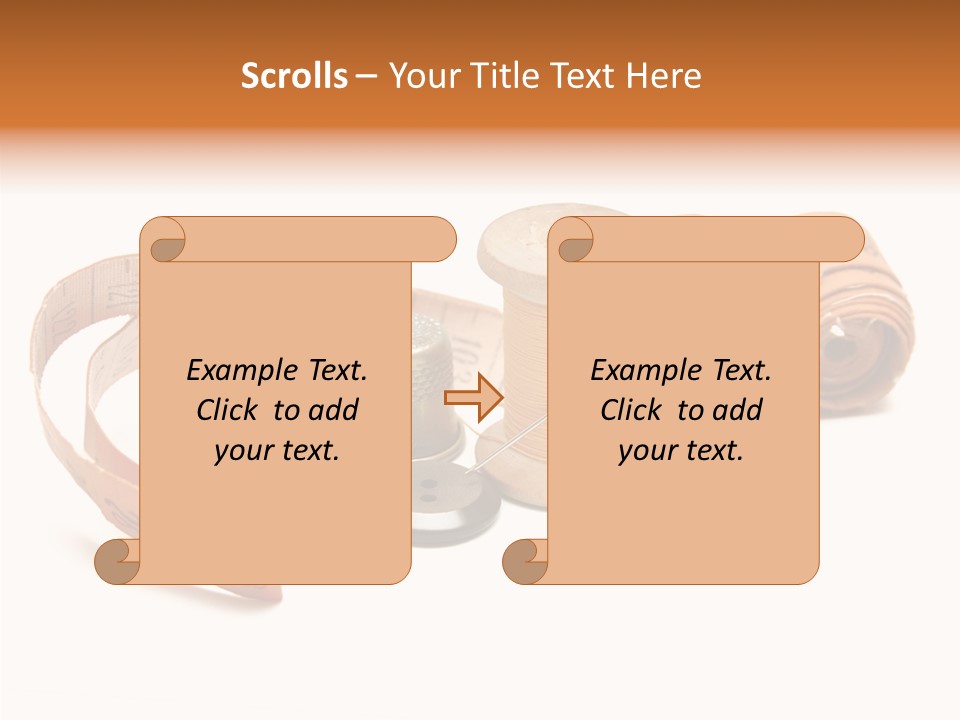 Shears Tool Loop PowerPoint Template