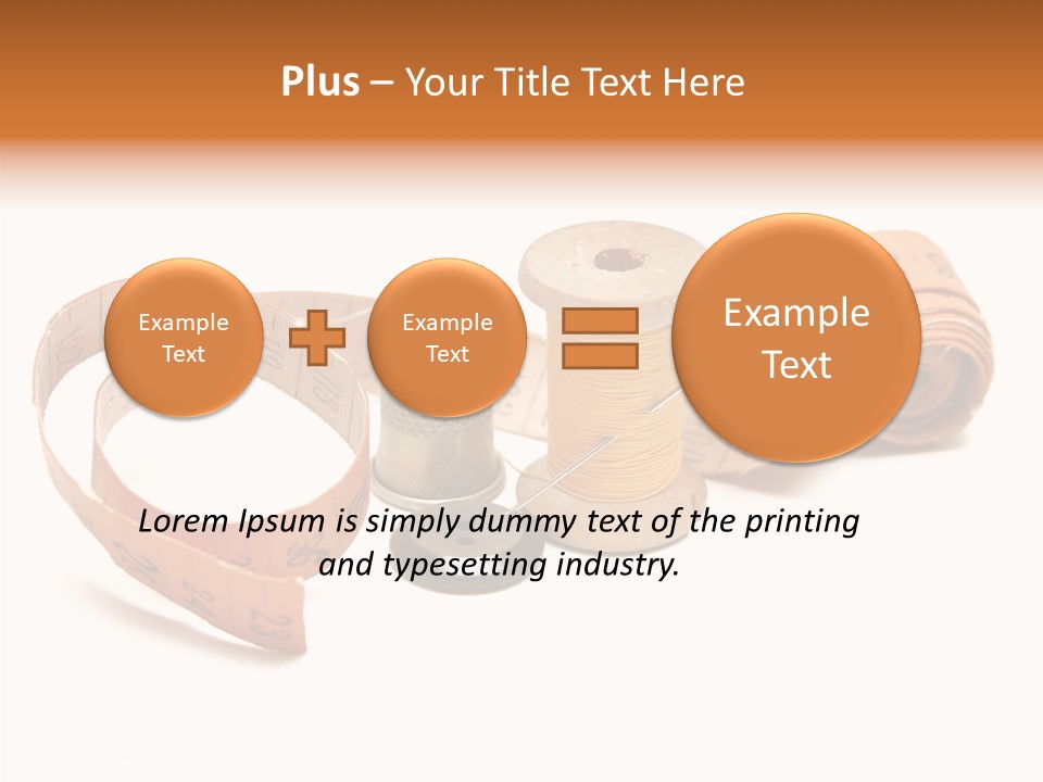 Shears Tool Loop PowerPoint Template