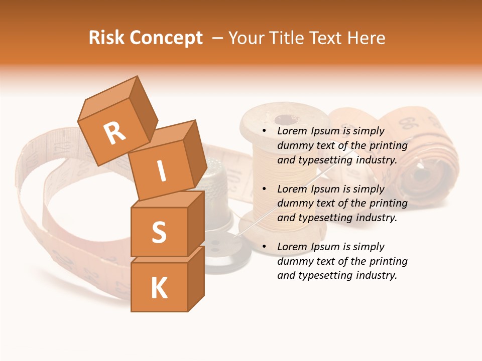 Shears Tool Loop PowerPoint Template