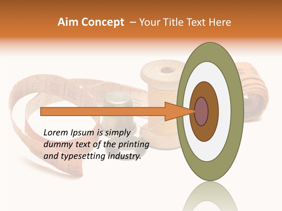 Shears Tool Loop PowerPoint Template