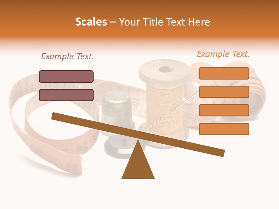 Shears Tool Loop PowerPoint Template
