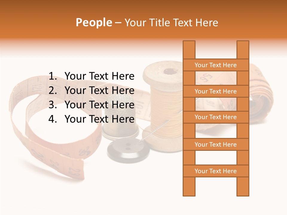 Shears Tool Loop PowerPoint Template
