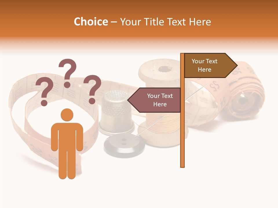 Shears Tool Loop PowerPoint Template
