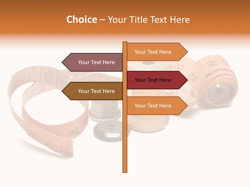 Shears Tool Loop PowerPoint Template
