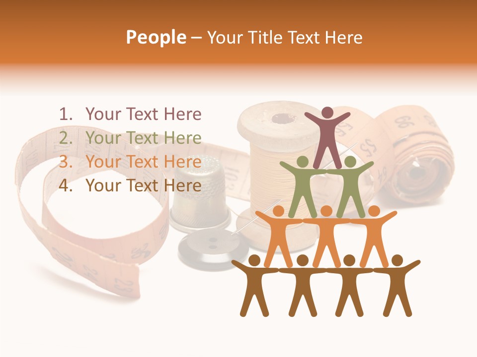 Shears Tool Loop PowerPoint Template