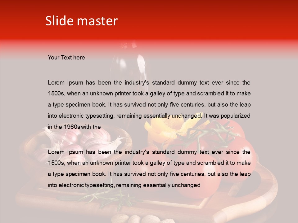 Cooking Mint Leaf Yellow PowerPoint Template