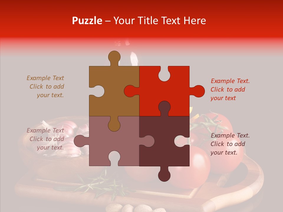 Cooking Mint Leaf Yellow PowerPoint Template