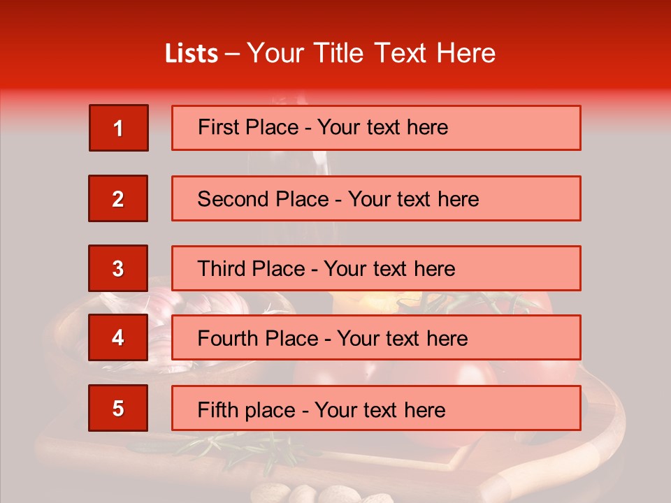 Cooking Mint Leaf Yellow PowerPoint Template