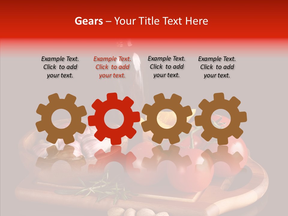 Cooking Mint Leaf Yellow PowerPoint Template