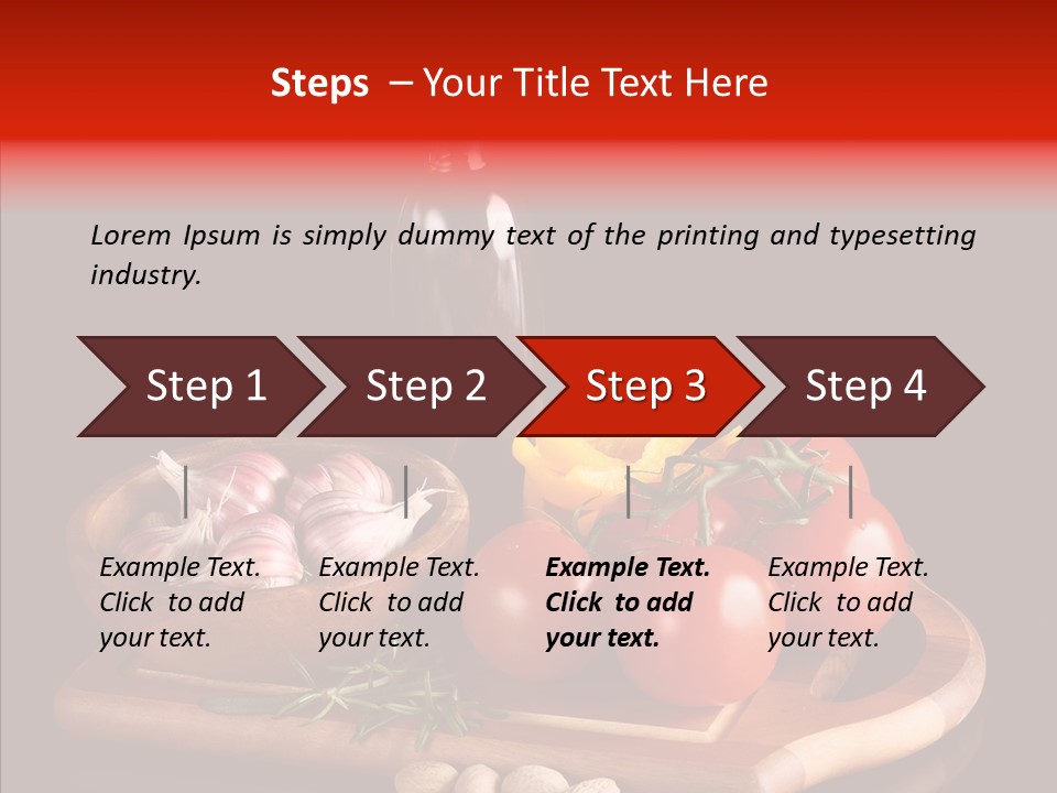 Cooking Mint Leaf Yellow PowerPoint Template