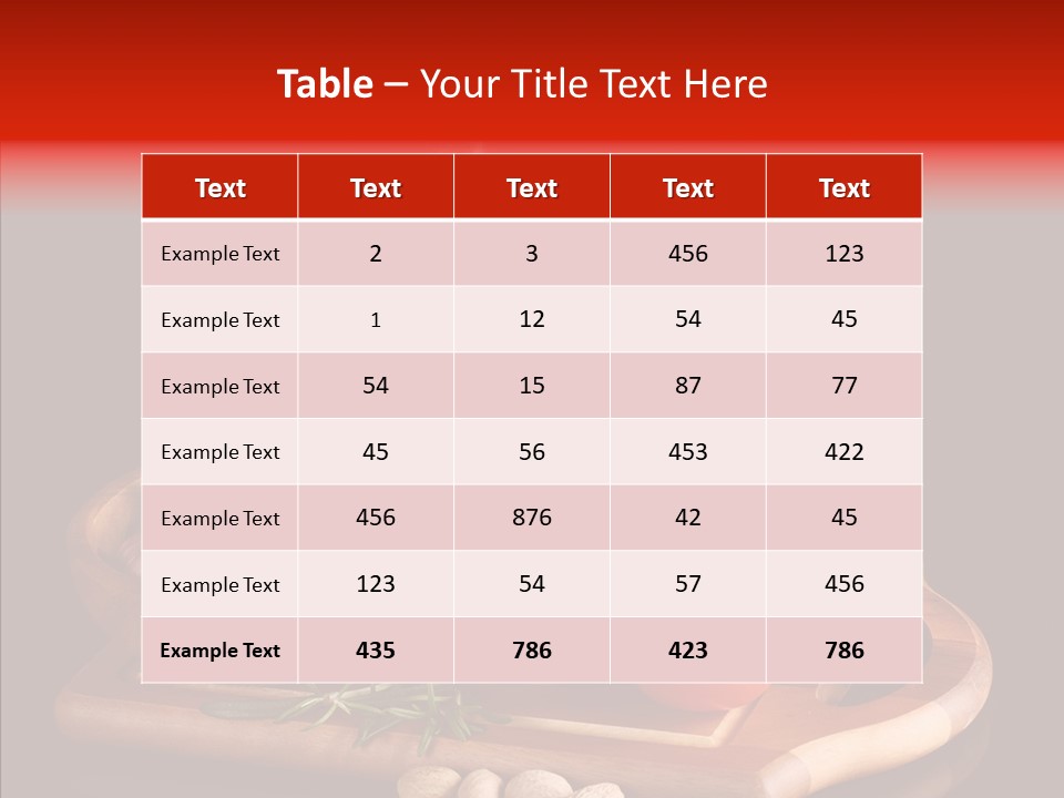 Cooking Mint Leaf Yellow PowerPoint Template