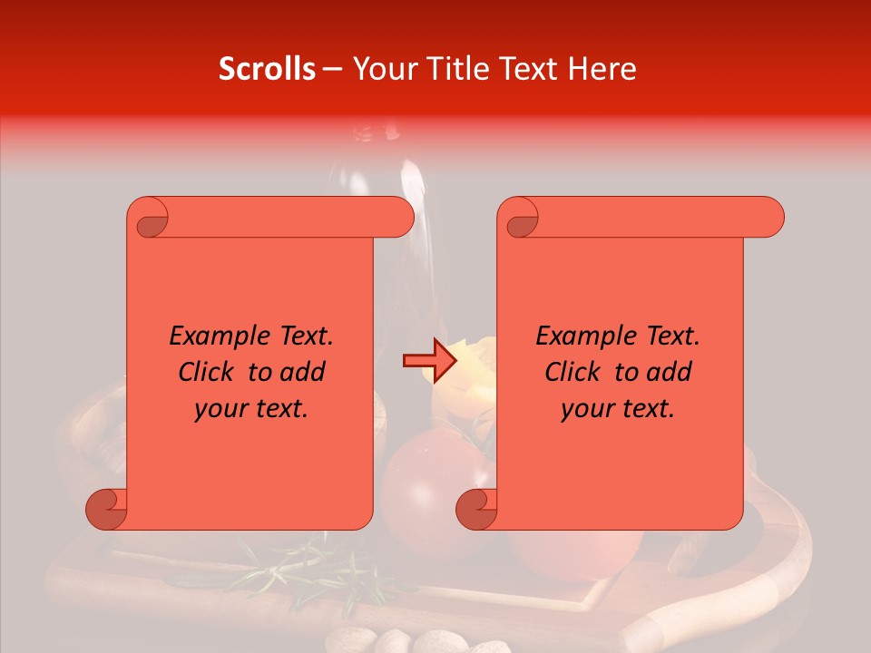 Cooking Mint Leaf Yellow PowerPoint Template