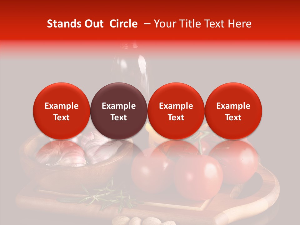 Cooking Mint Leaf Yellow PowerPoint Template