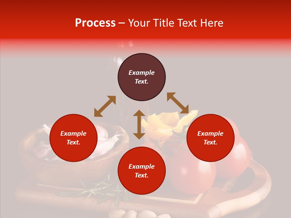 Cooking Mint Leaf Yellow PowerPoint Template