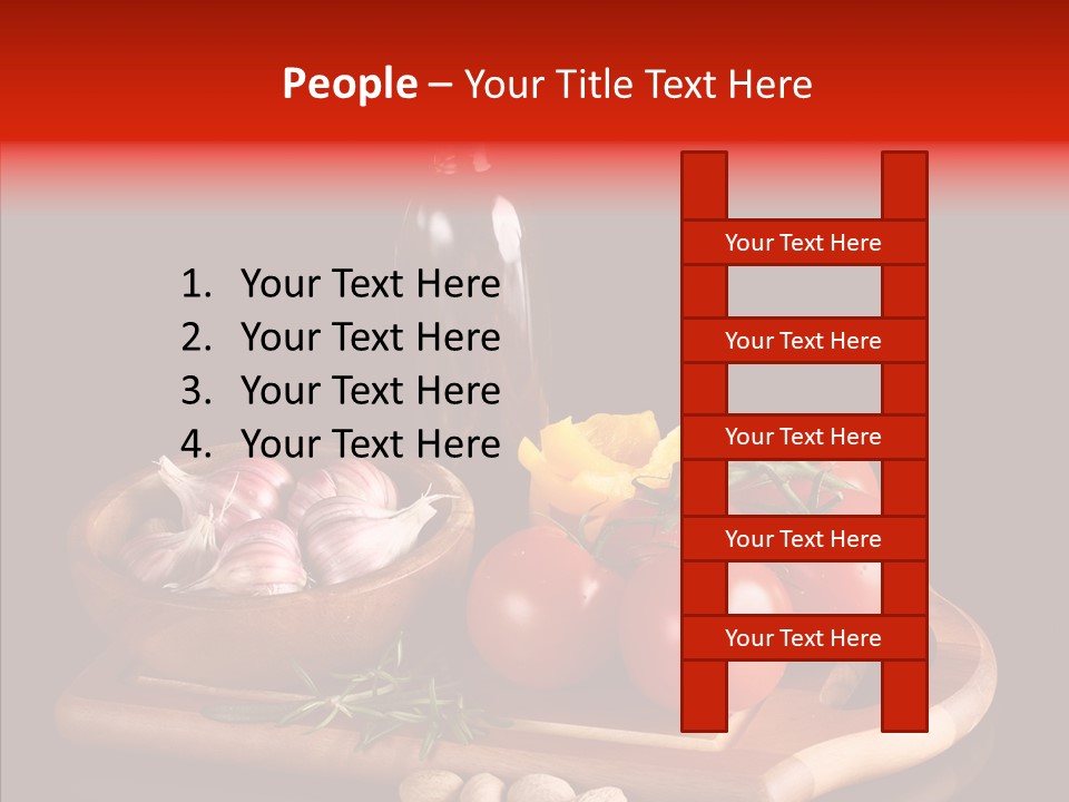 Cooking Mint Leaf Yellow PowerPoint Template