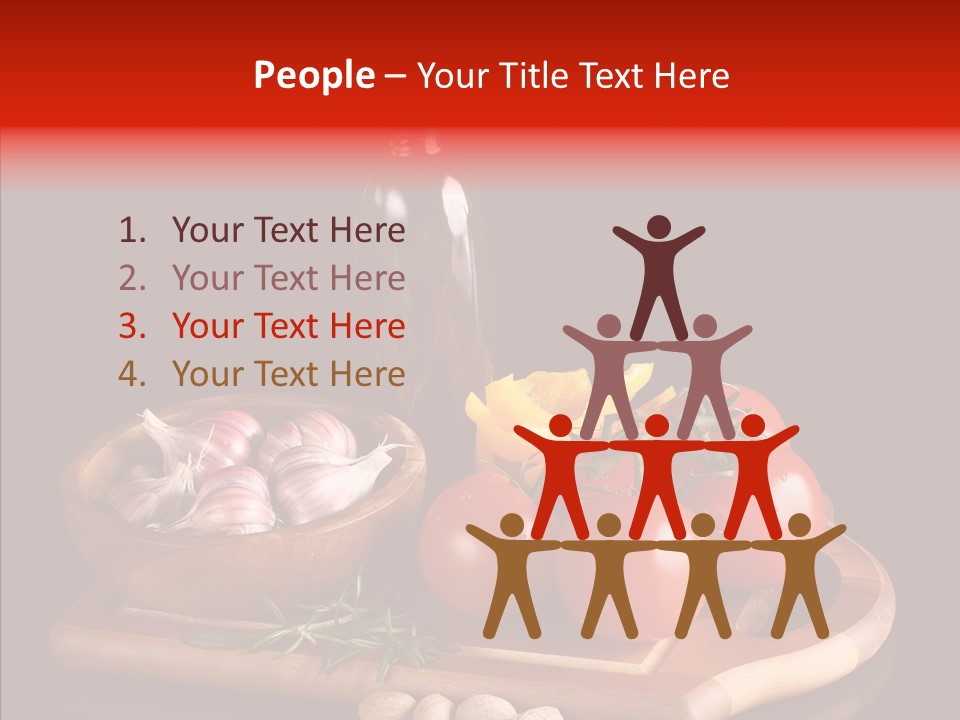 Cooking Mint Leaf Yellow PowerPoint Template