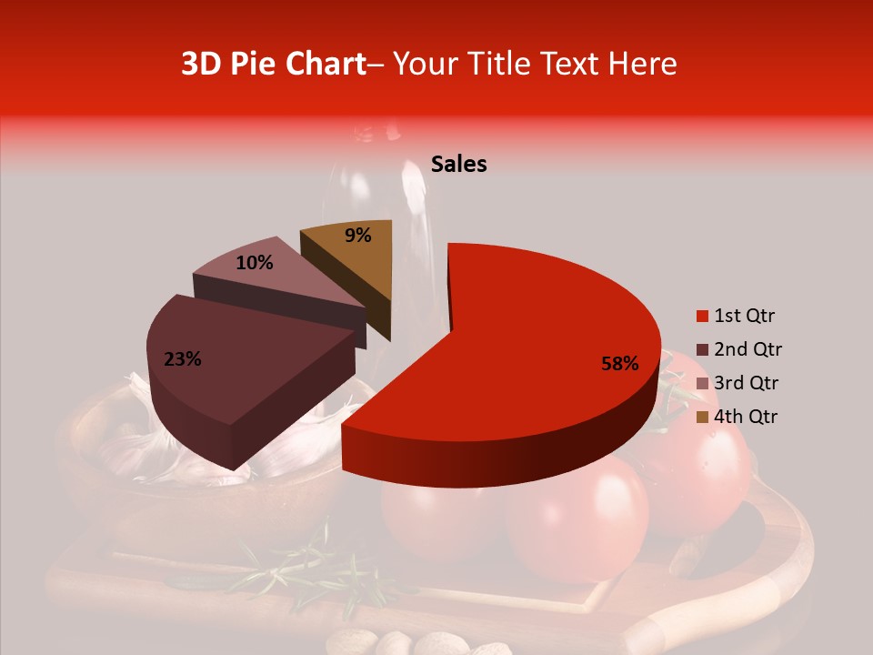 Cooking Mint Leaf Yellow PowerPoint Template
