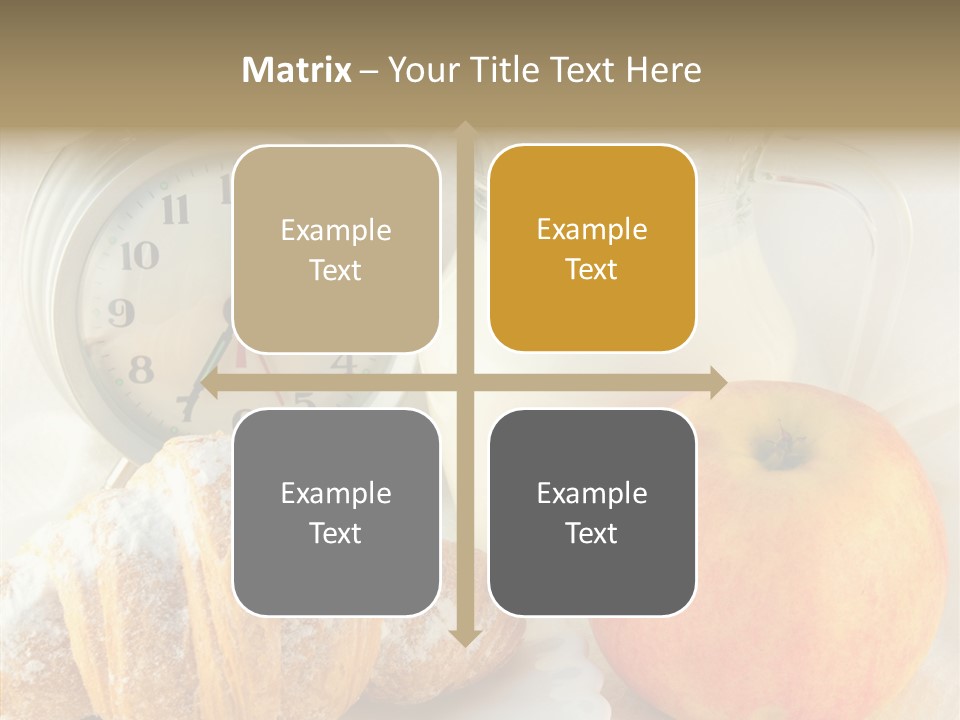 Sleep Drink Meal PowerPoint Template