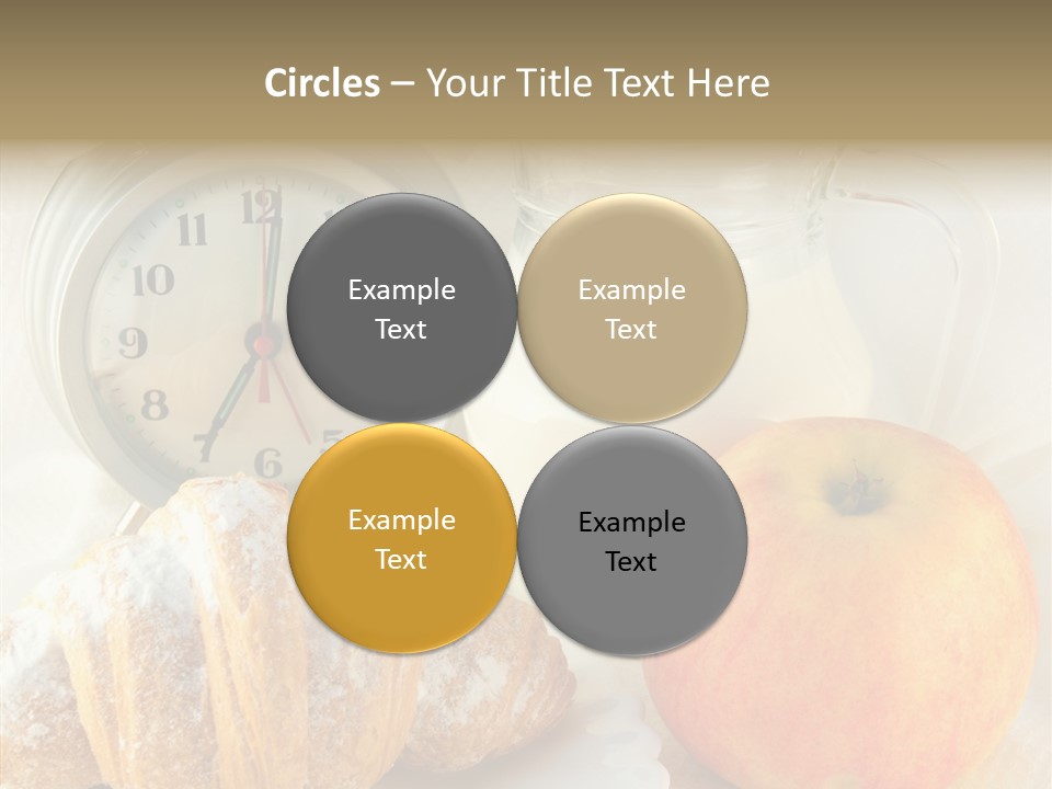 Sleep Drink Meal PowerPoint Template